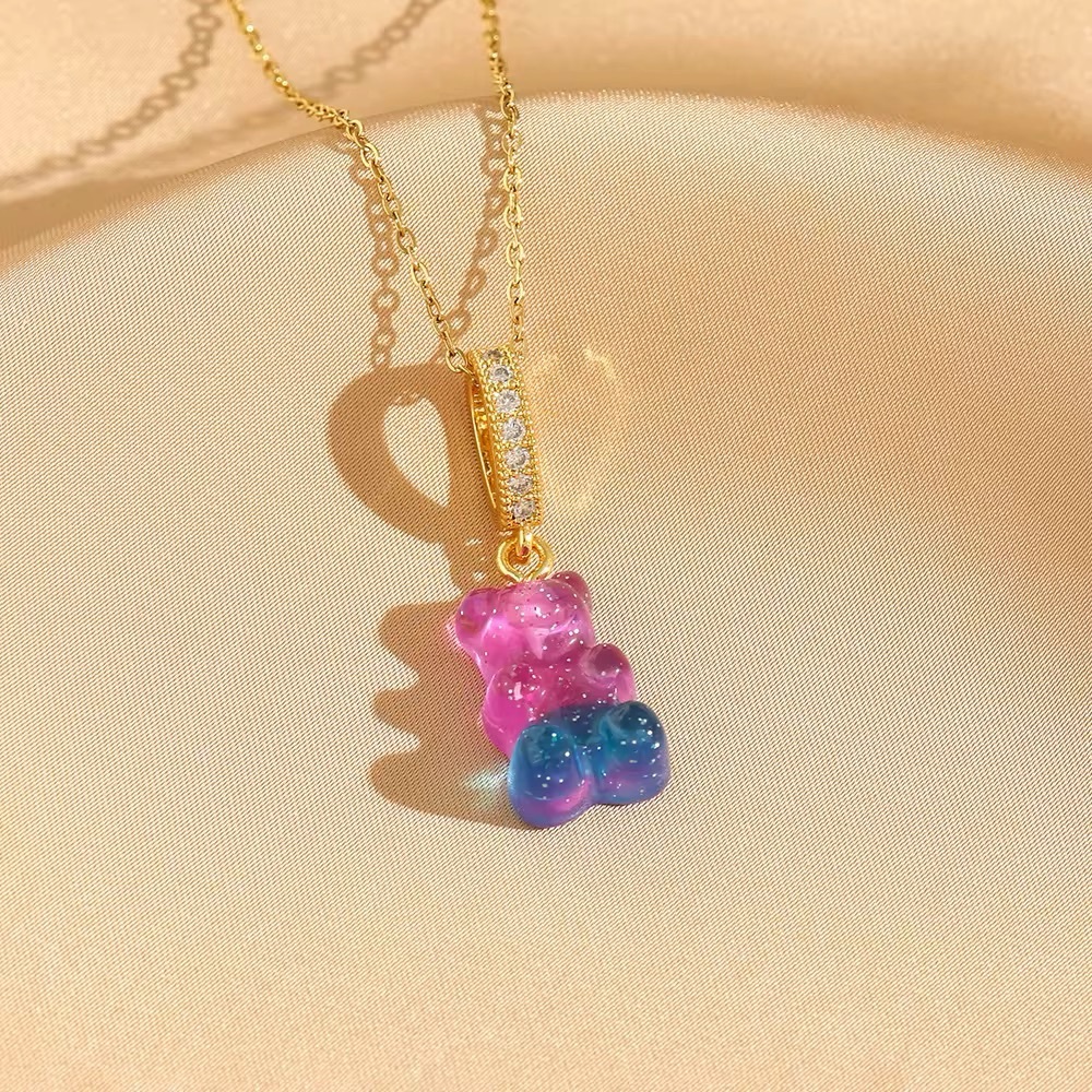 Bear pendant necklace set - Picture 6 of 8